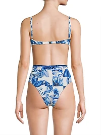 Garden Tiles Underwire Bikini Top