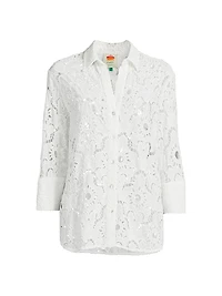 White Sun Eyelet Shirt
