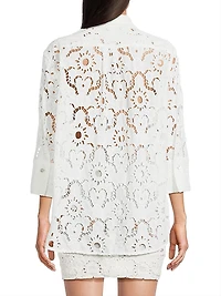 White Sun Eyelet Shirt