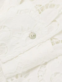White Sun Eyelet Shirt