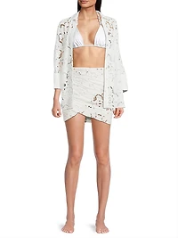 White Sun Eyelet Shirt