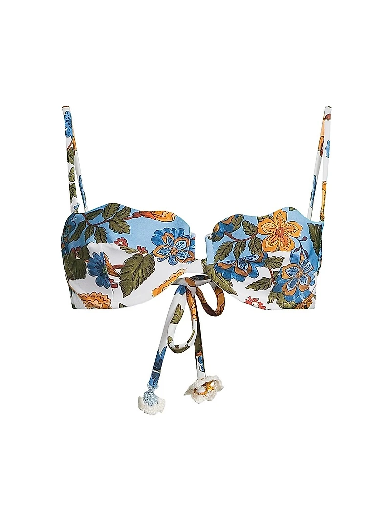 Garden Scarf Underwire Bikini Top