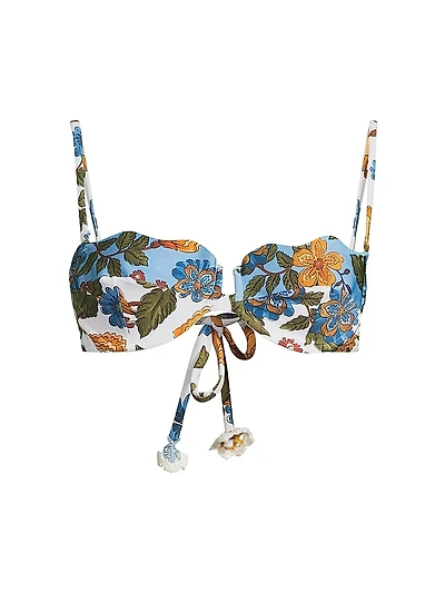 Garden Scarf Underwire Bikini Top