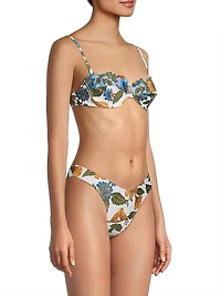 Garden Scarf Underwire Bikini Top