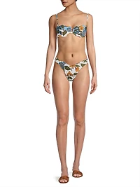 Garden Scarf Underwire Bikini Top