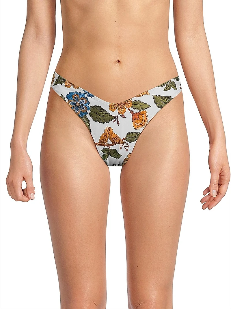 Garden Scarf Bikini Bottom