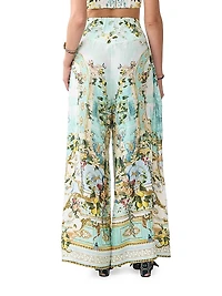 Camilla x White Lotus Corset Wide-Leg Pants