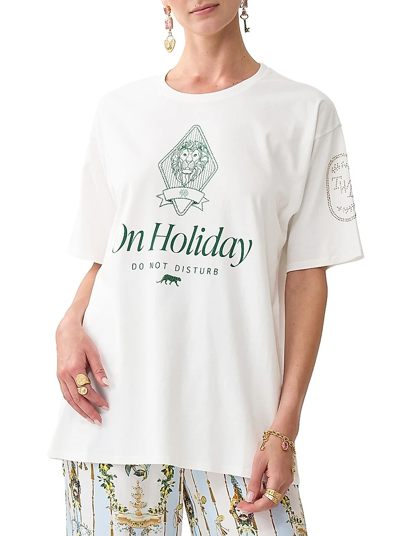 Camilla x White Lotus Oversized Band T-Shirt