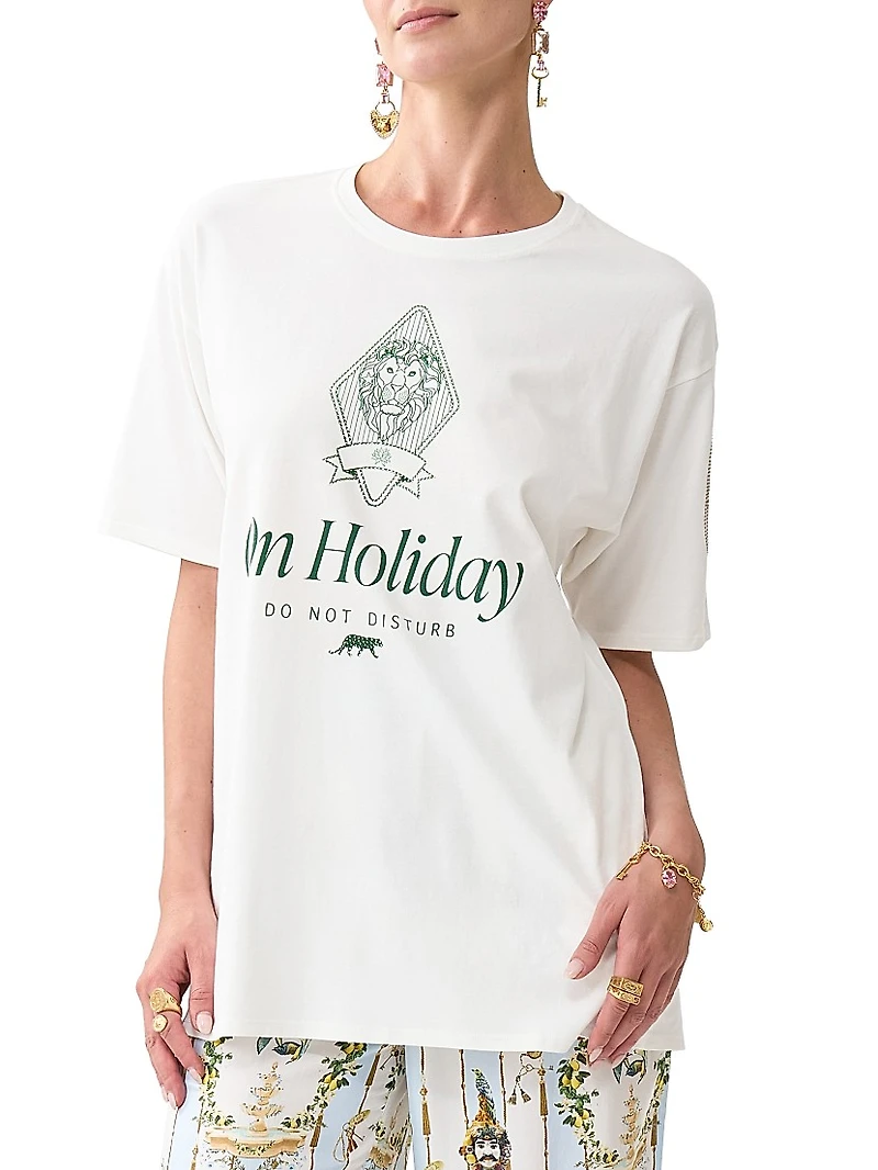 Camilla x White Lotus Oversized Band T-Shirt