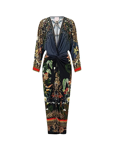 Camilla x White Lotus Twist Split Midi-Dress