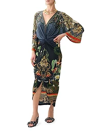 Camilla x White Lotus Twist Split Midi-Dress