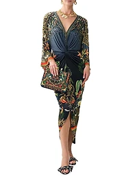 Camilla x White Lotus Twist Split Midi-Dress