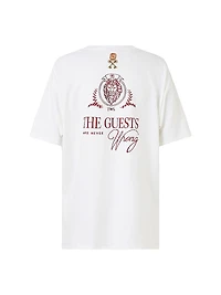 Camilla x White Lotus Embellished Logo Oversized Band T-Shirt