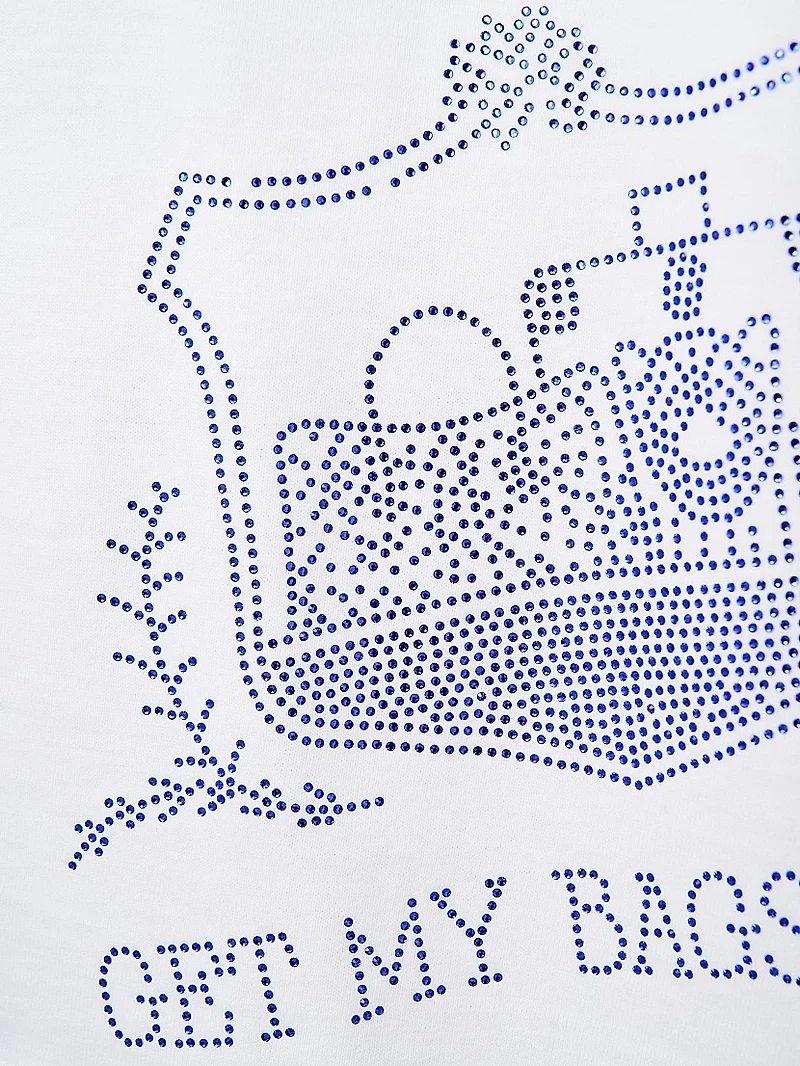 Camilla x White Lotus Embellished Logo Oversized Band T-Shirt