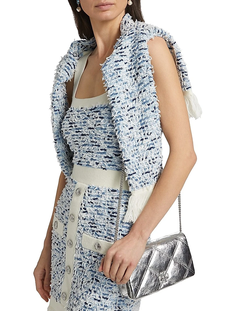 Tweed Sleeveless Minidress