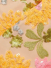 Rowen Floral Blossom Sequined Minidress