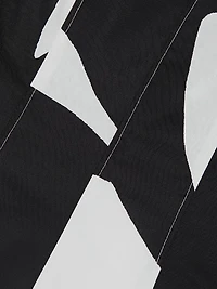 Grand Foliage Printed Poplin Midi-Dress