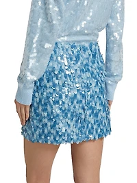 Modern Sequin Miniskirt
