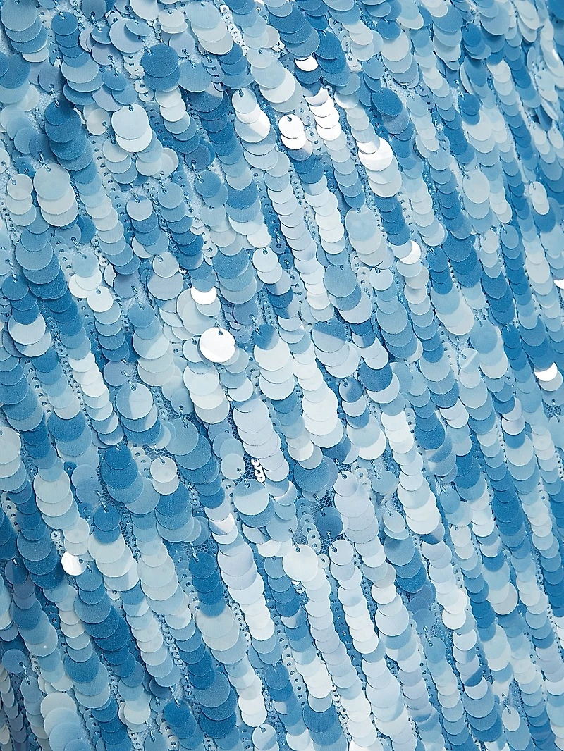 Modern Sequin Miniskirt