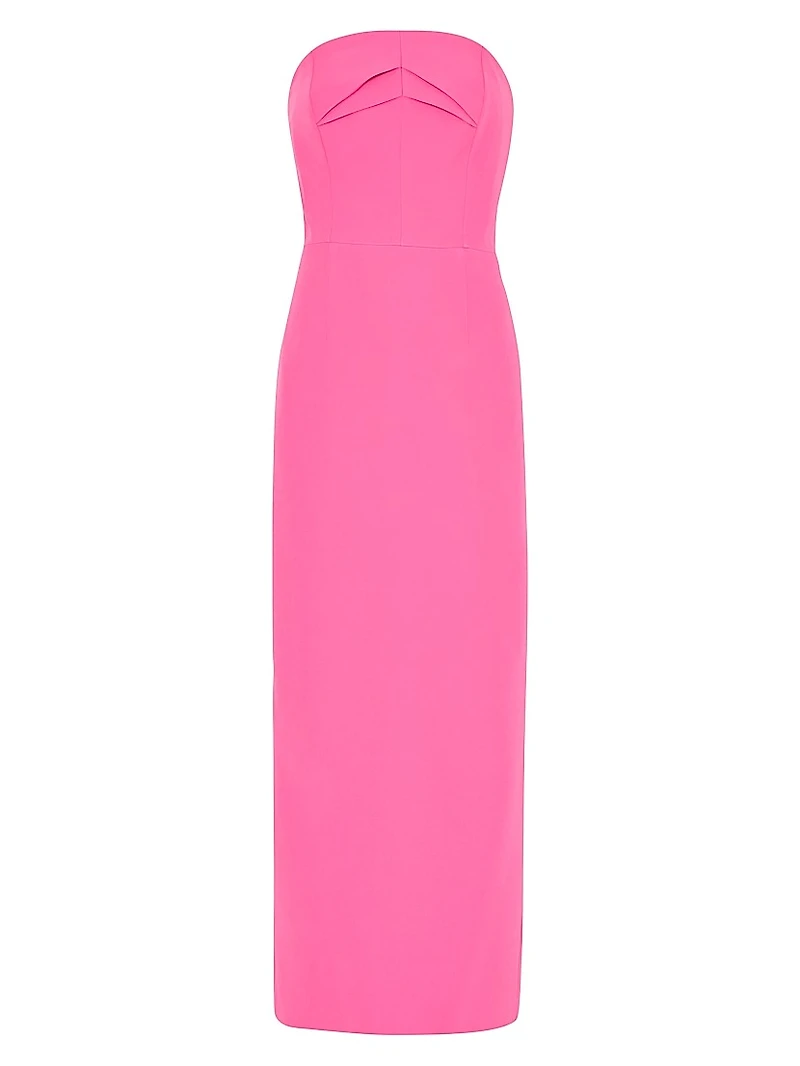 Taylor Cady Triangle Pleat Midi-Dress