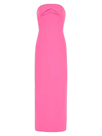 Taylor Cady Triangle Pleat Midi-Dress