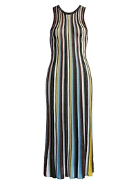 Striped Tank Midi-Dress