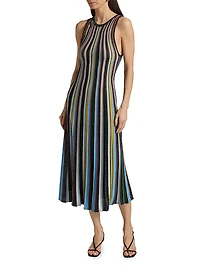 Striped Tank Midi-Dress