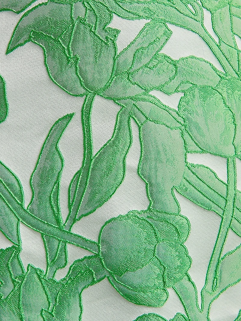 Tulip Jacquard Miniskirt