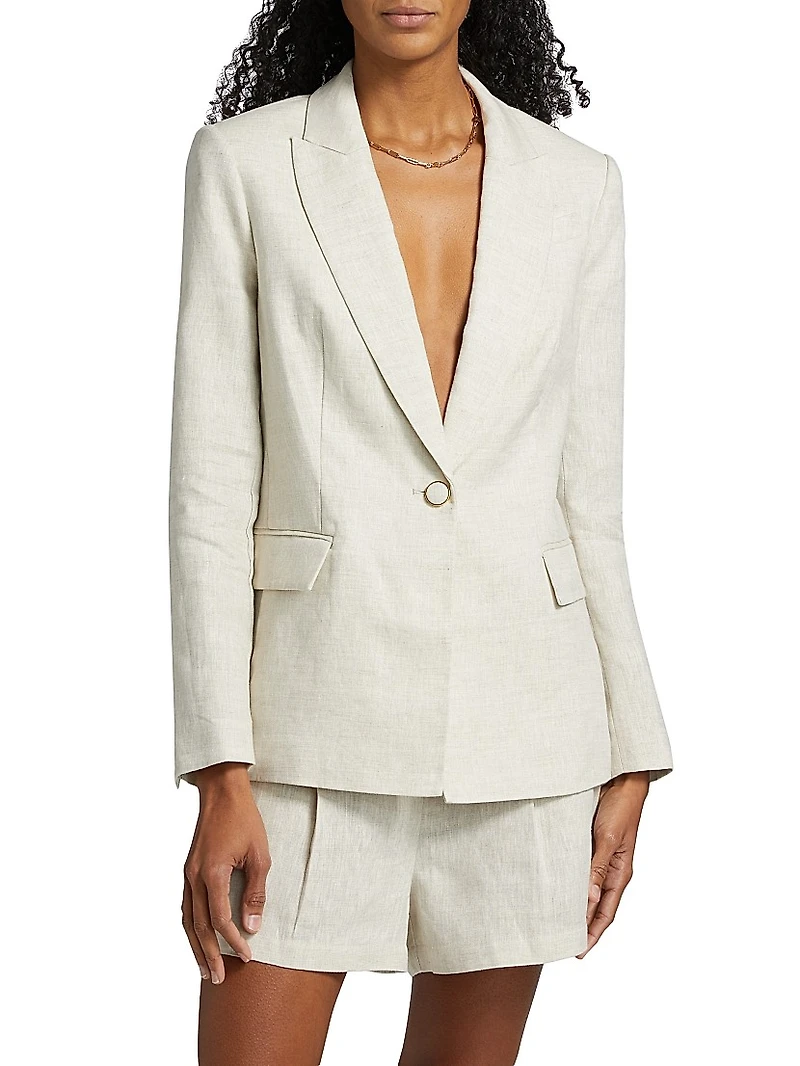 Alexa Linen Blazer