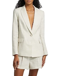 Alexa Linen Blazer