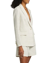 Alexa Linen Blazer