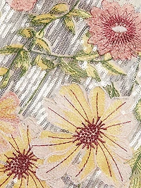 Ivette Floral Sequined Minidress