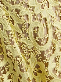 Trois Lace Midi-Dress