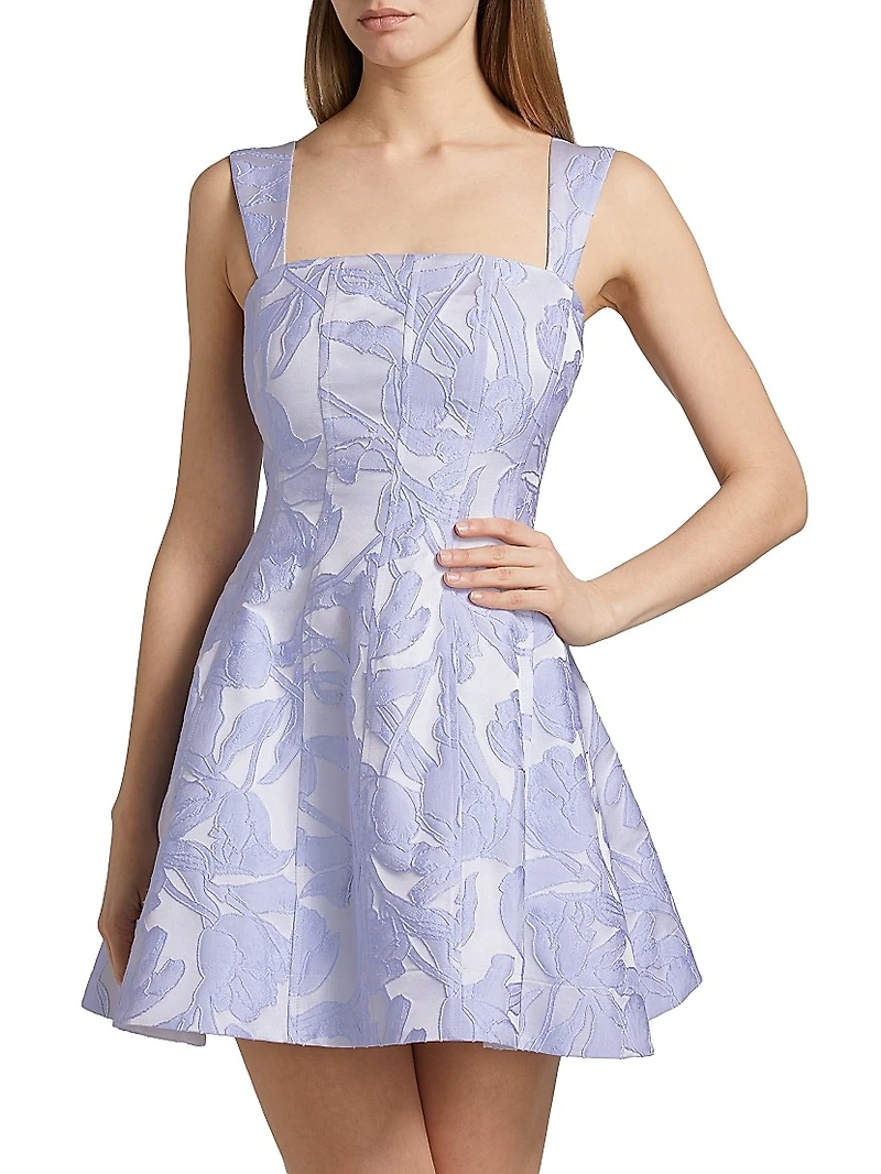 Tulip Jacquard Minidress