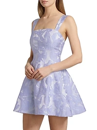 Tulip Jacquard Minidress