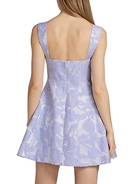 Tulip Jacquard Minidress