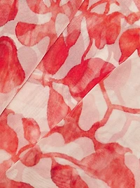 Toru Floral Chiffon Off-The-Shoulder Top