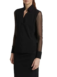 Kai Illusion Button-Front Shirt