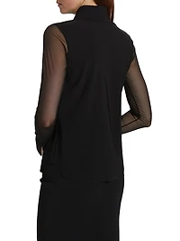 Kai Illusion Button-Front Shirt