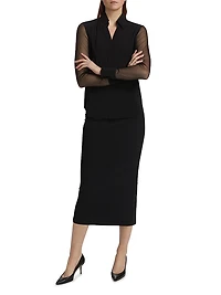 Kai Illusion Button-Front Shirt