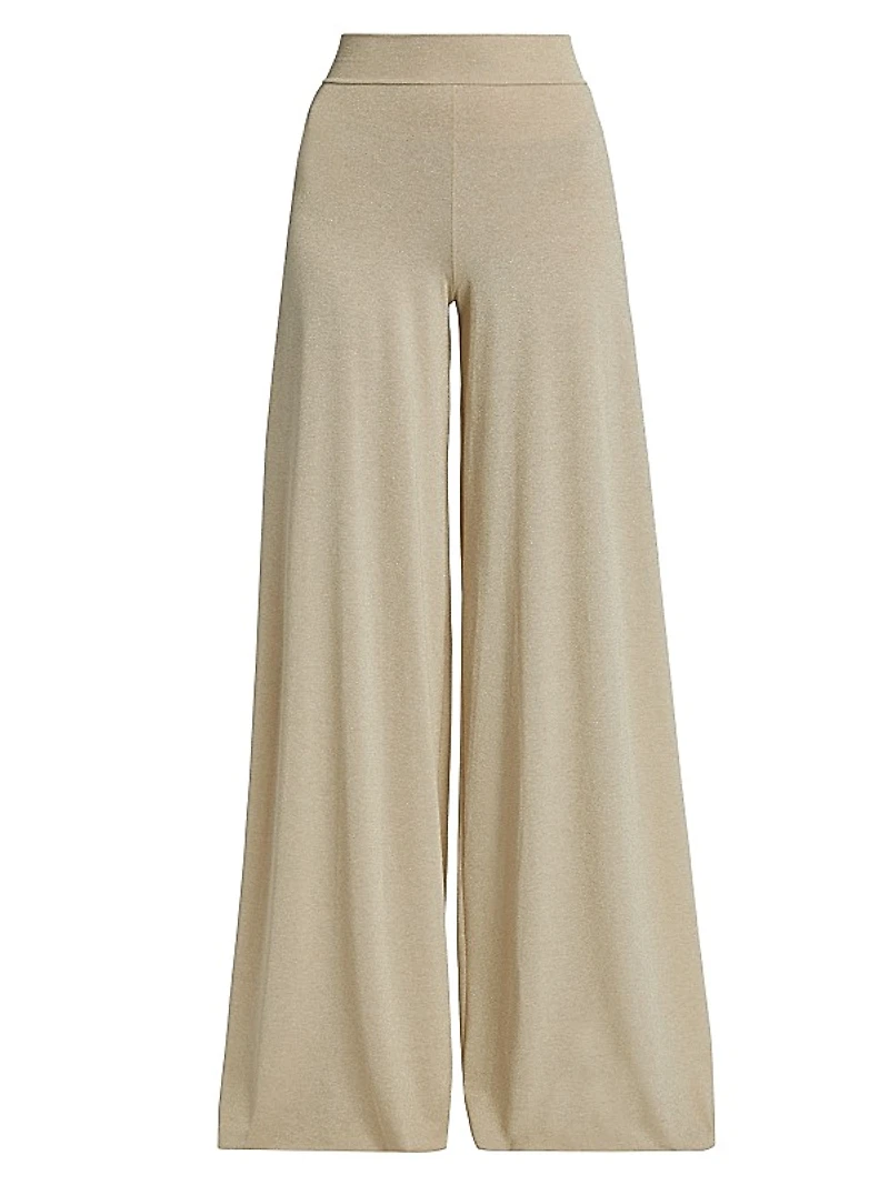 Skyla Jersey High-Rise Palazzo Pants