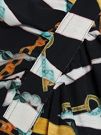 Sohoreh Chain Jersey V-Neck Shirt