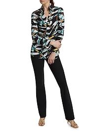 Sohoreh Chain Jersey V-Neck Shirt