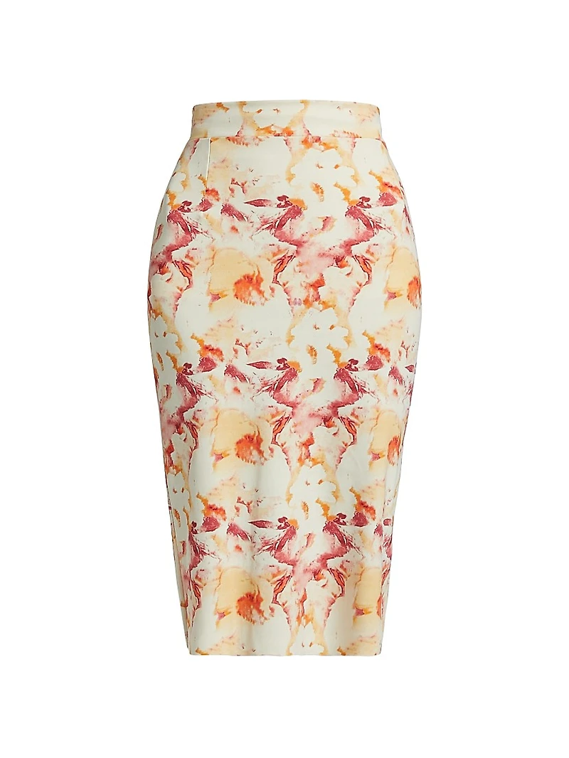 Lumi Floral Pencil Skirt