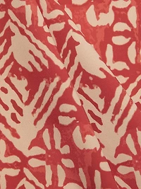 Teruo Asymmetric Geometric Jersey Blouse