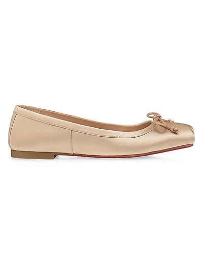 Mamadrague Satin Ballerina Flats
