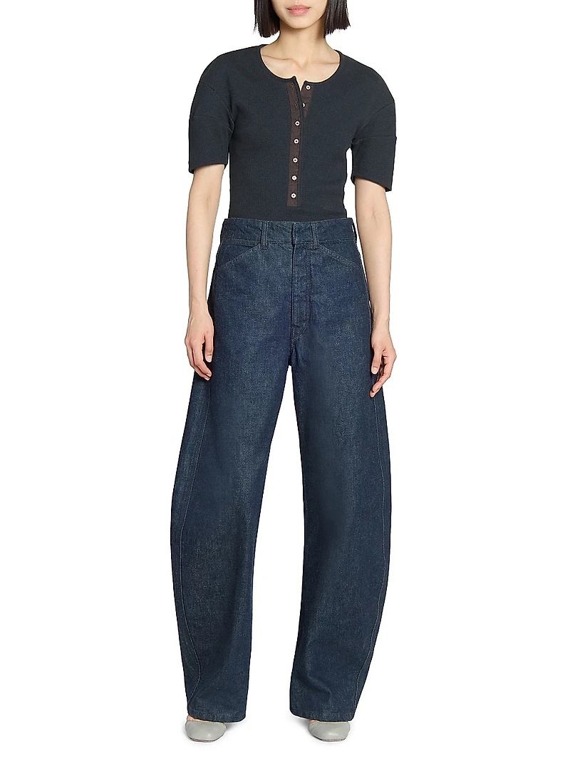 High-Rise Curve Jeans