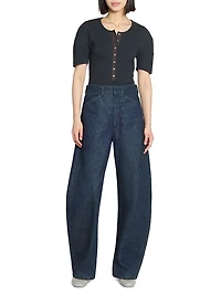 High-Rise Curve Jeans