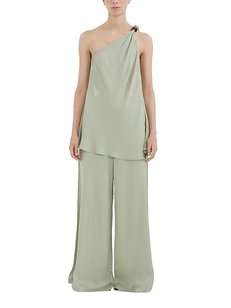 La Vila Ferrat One-Shoulder Top