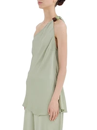 La Vila Ferrat One-Shoulder Top